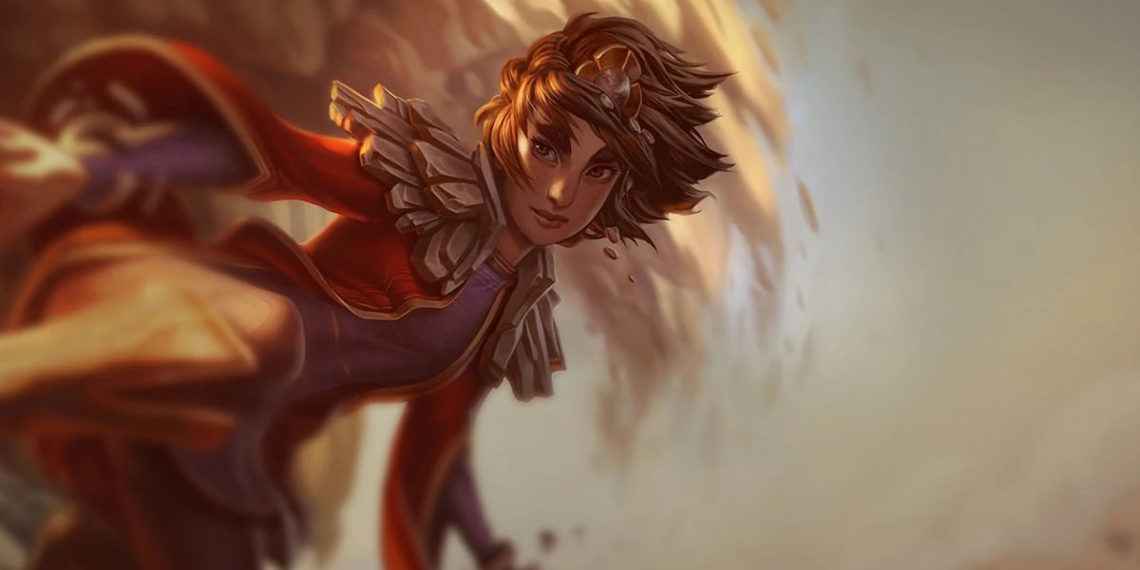 Taliyaha League of Legends character in action.