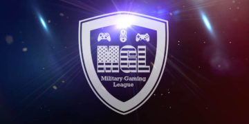 The official featured logo for the Military Gaming League.